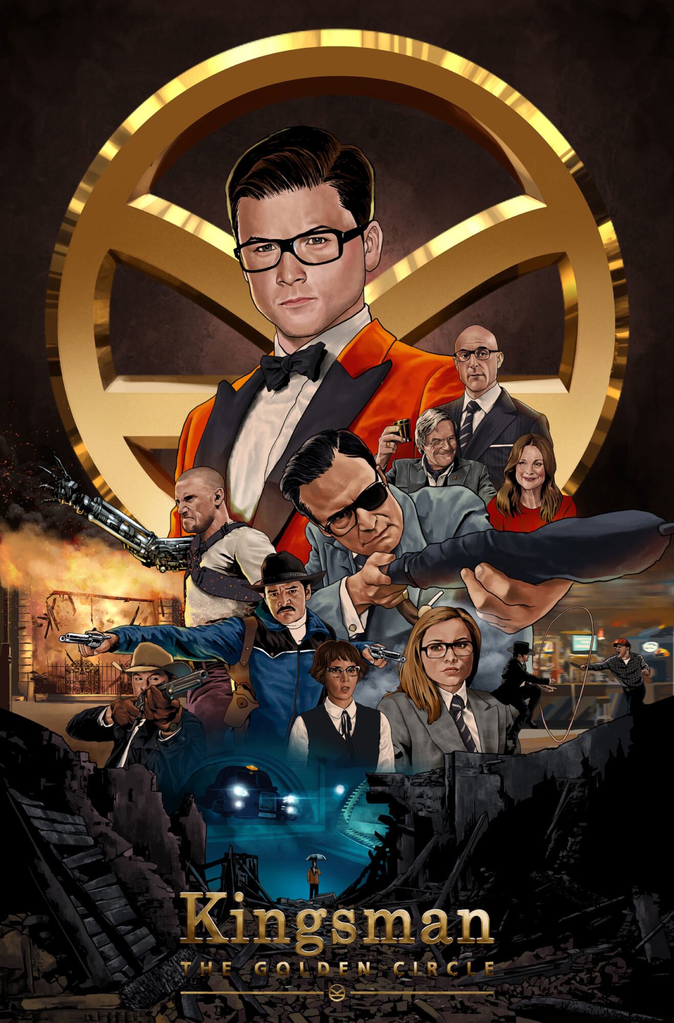 Kingsman 2 | Poster By Angga Agustiya