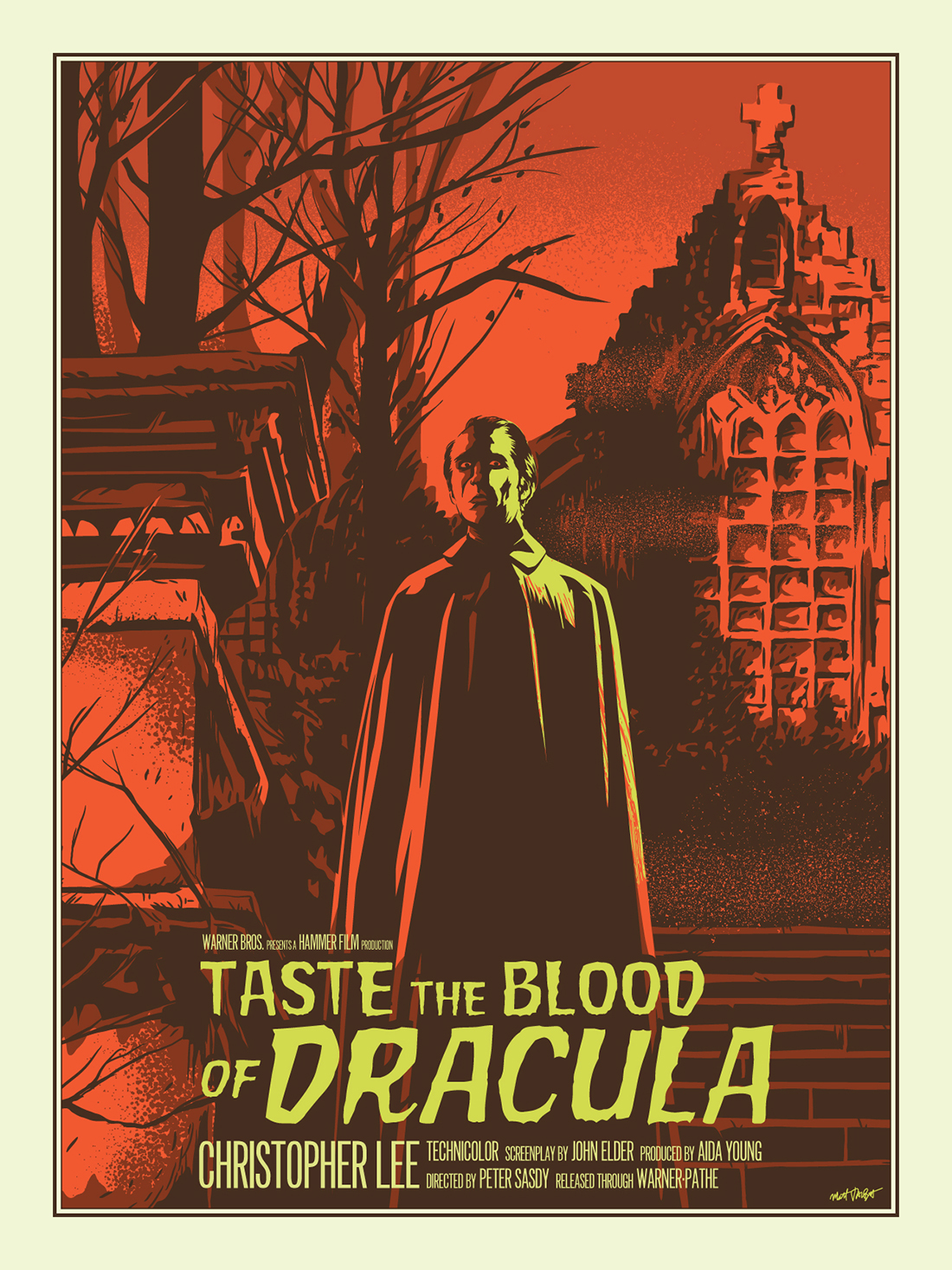 Taste The Blood Of Dracula | Poster By Mattrobot