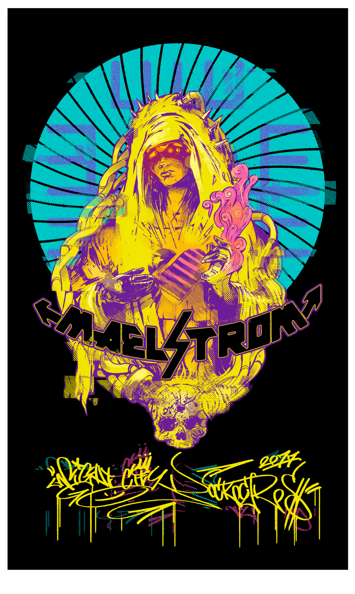 Cyberpunk 2077 アート「Maelstrom」 Cyberpunk 2077 | Maelstrom Gang | Poster By Tysall
