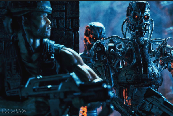 Terminator Origin Terminator Origins Toy Art | Poster By Robotwig