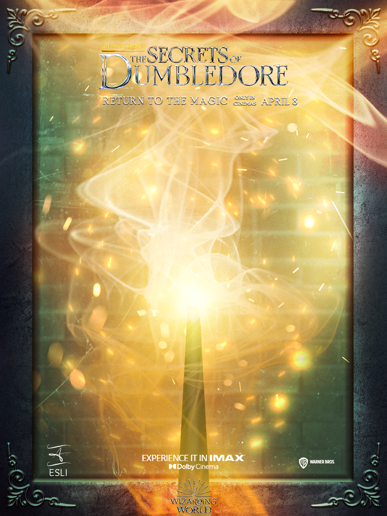 Fantastic Beasts The Secrets Of Dumbledore | Poster By Lesart