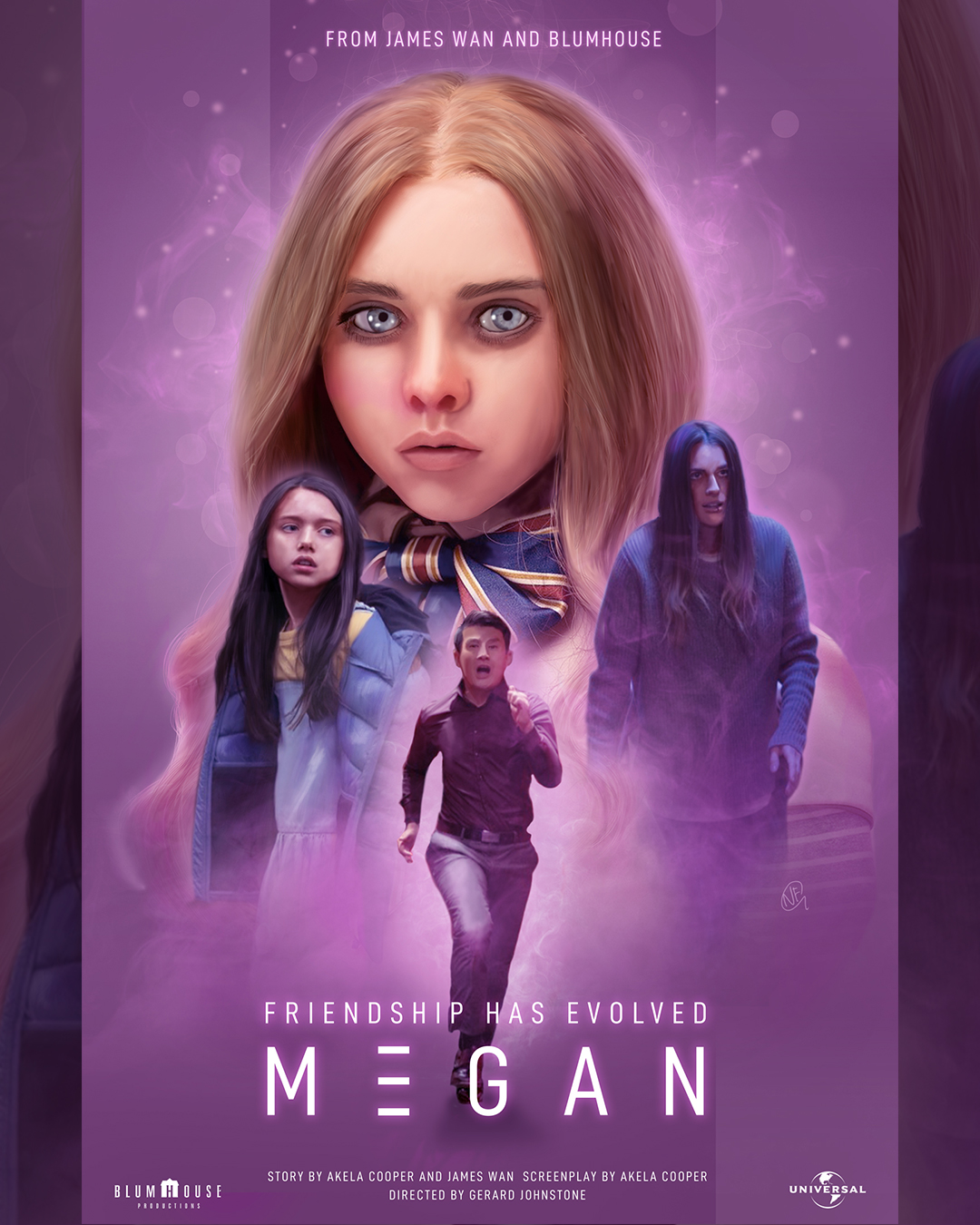 Megan | Poster By Neil Fraser Graphics