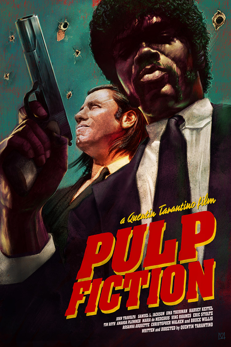 Pulp Fiction Poster | Poster By DaveMerrell