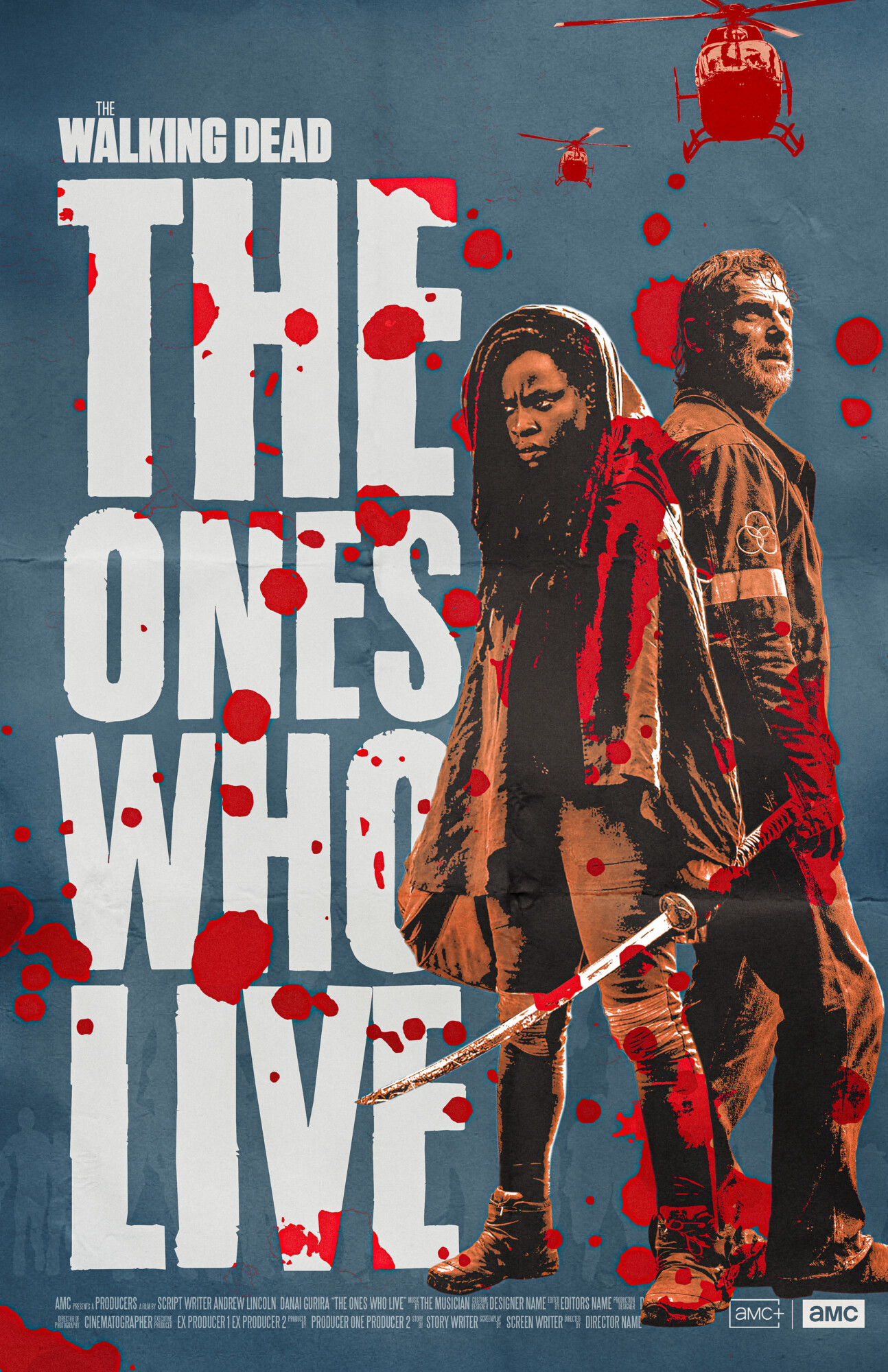 The Walking Dead: The Ones Who Live | Poster By NerdDesigner1