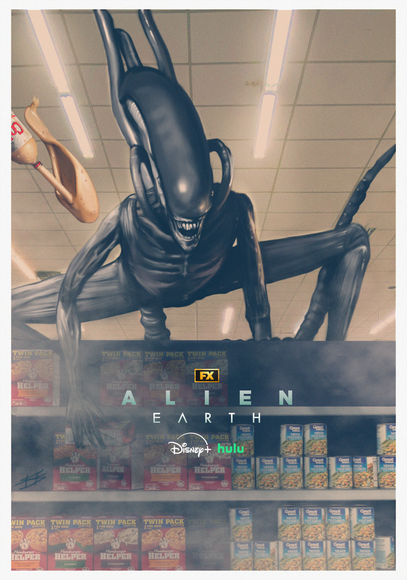 Alien Earth | Poster By Santiago Bruni