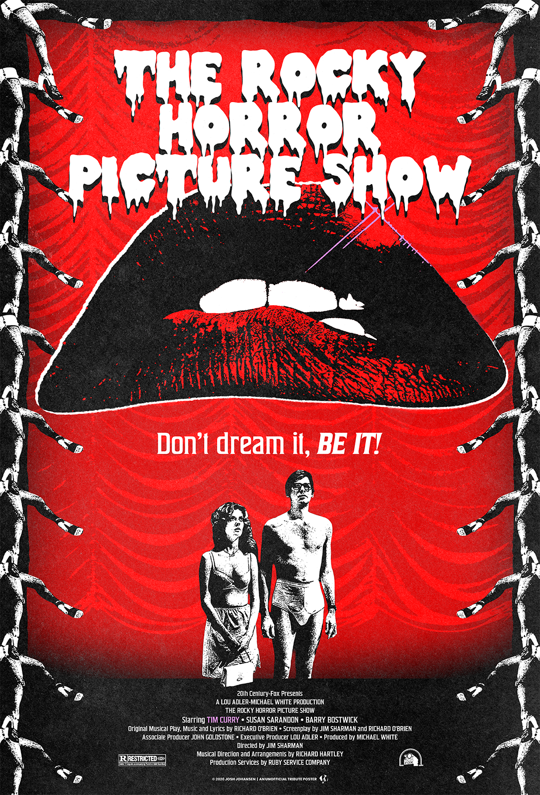 The Rocky Horror Picture Show (1975) Poster | Poster By Josh Johansen